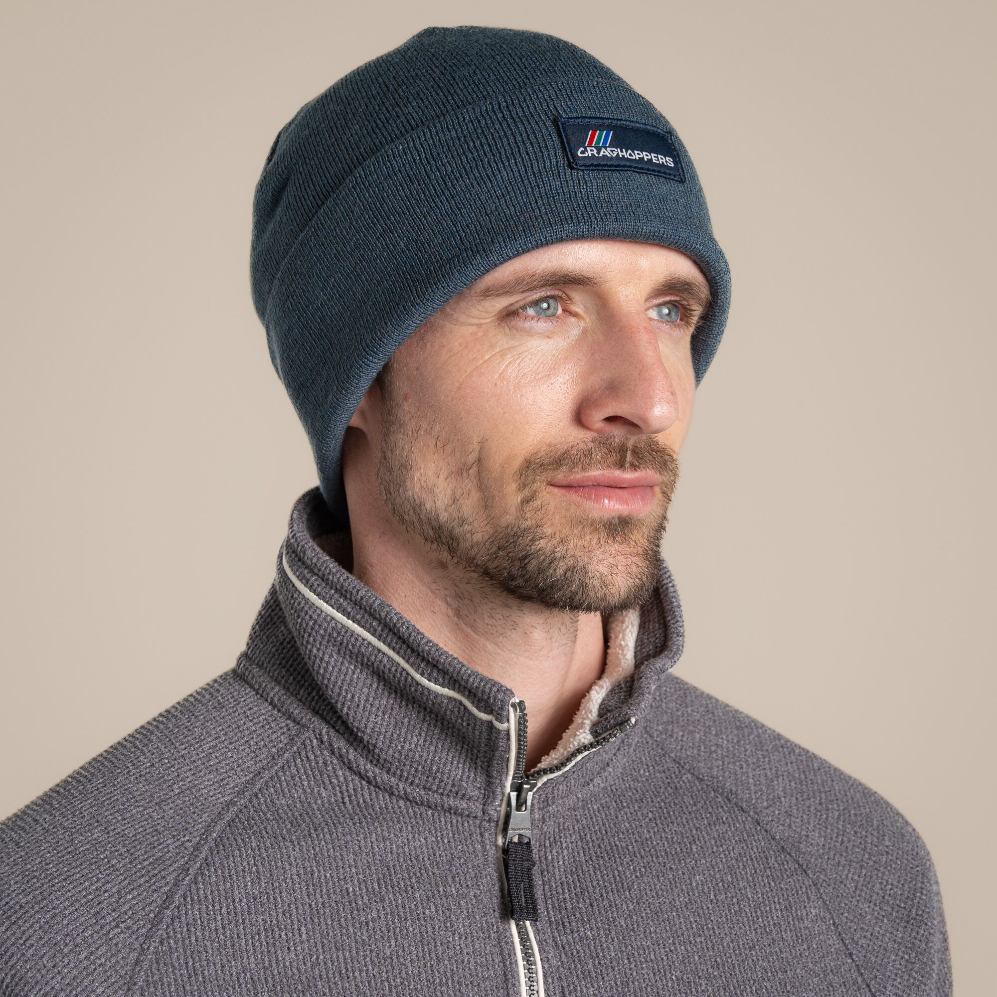 Craghoppers Unisex Mid Navy Archive Ii Beanie In Large - Image 3