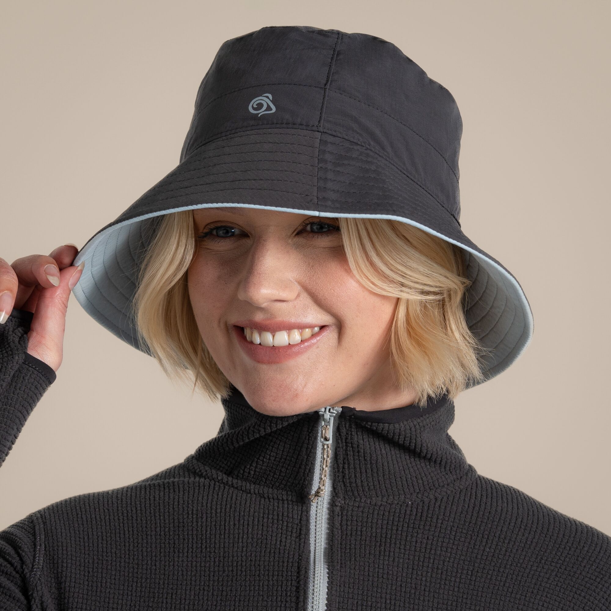 Craghoppers Unisex Black Nosilife Sun Hat Iii Size: M/L