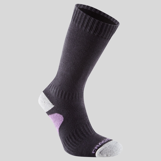 Lightweight Anti-bac Walking Sock Charcoal