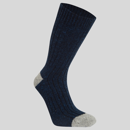 Torver Walking Sock Blue Navy / Light Grey