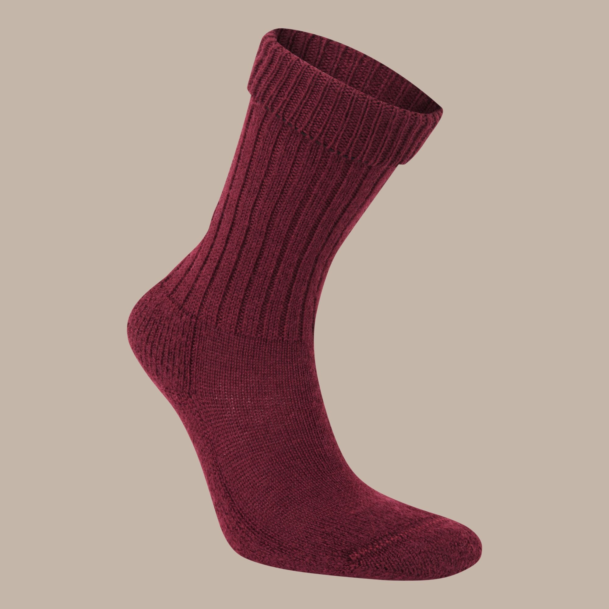 Craghoppers Unisex Red Wool Hiker Socks Size: Uk9-12