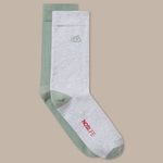 Soft Grey Marl / Lichen Green