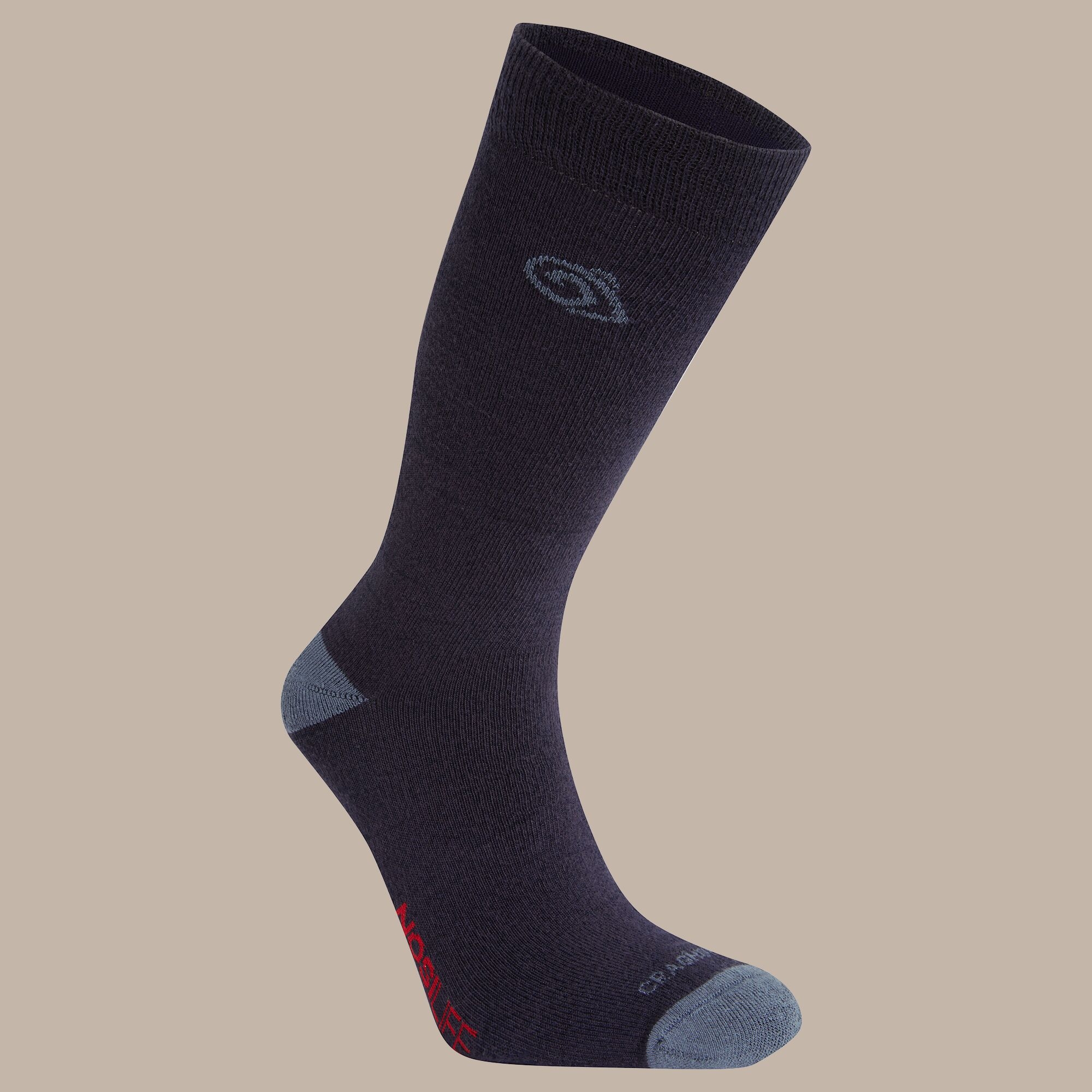 Craghoppers Unisex Navy Nosilife Travel Single Pack Socks Size: Uk9-12
