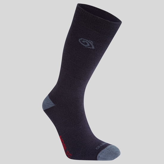 Unisex Insect Repellent Single Pack Socks Blue Navy / Blue Stone