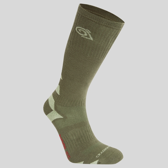 Unisex Insect Repellent Adventure Socks Wild Olive / Bud Green