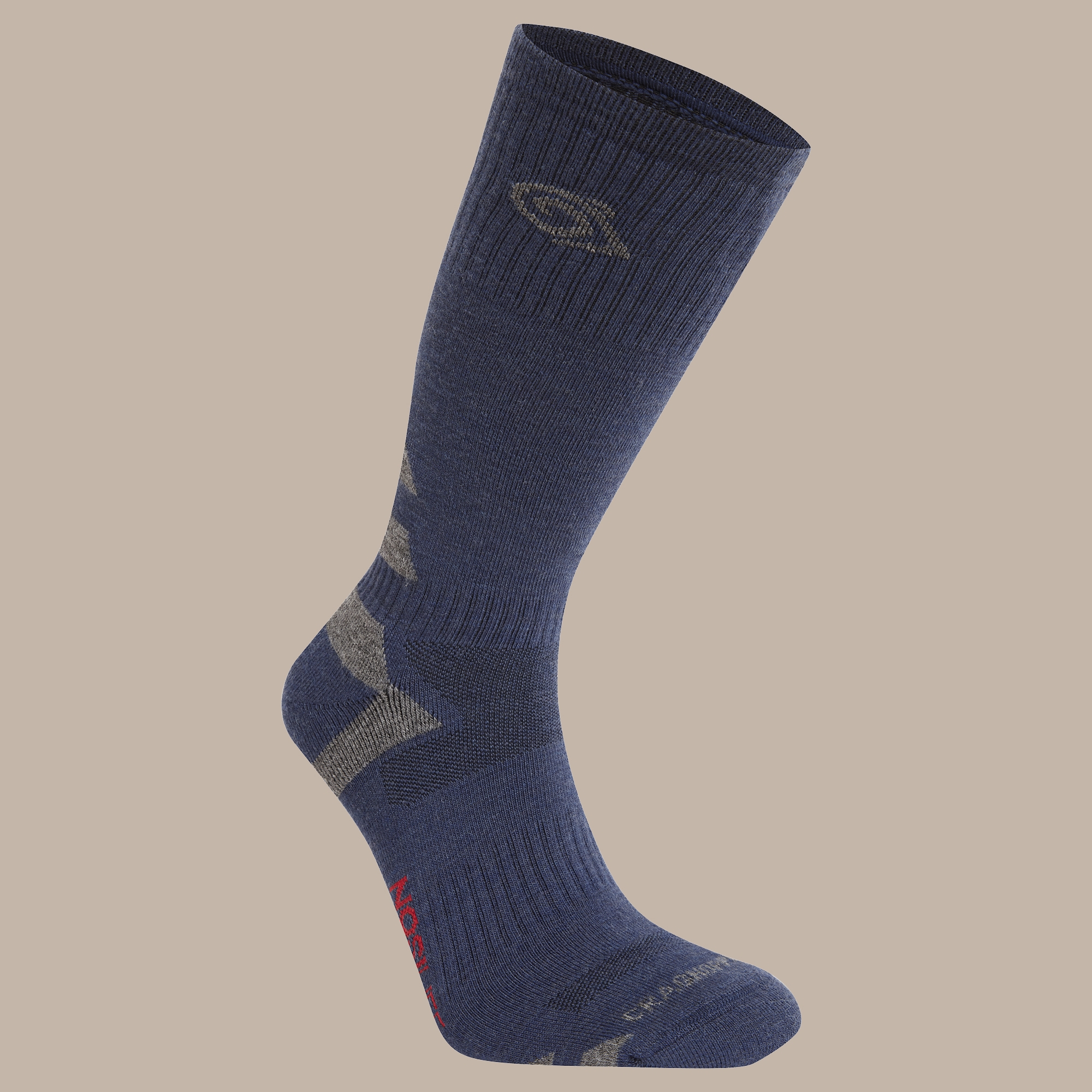 Craghoppers Unisex Navy Nosilife Adventure Wool Socks Size: Uk6-8