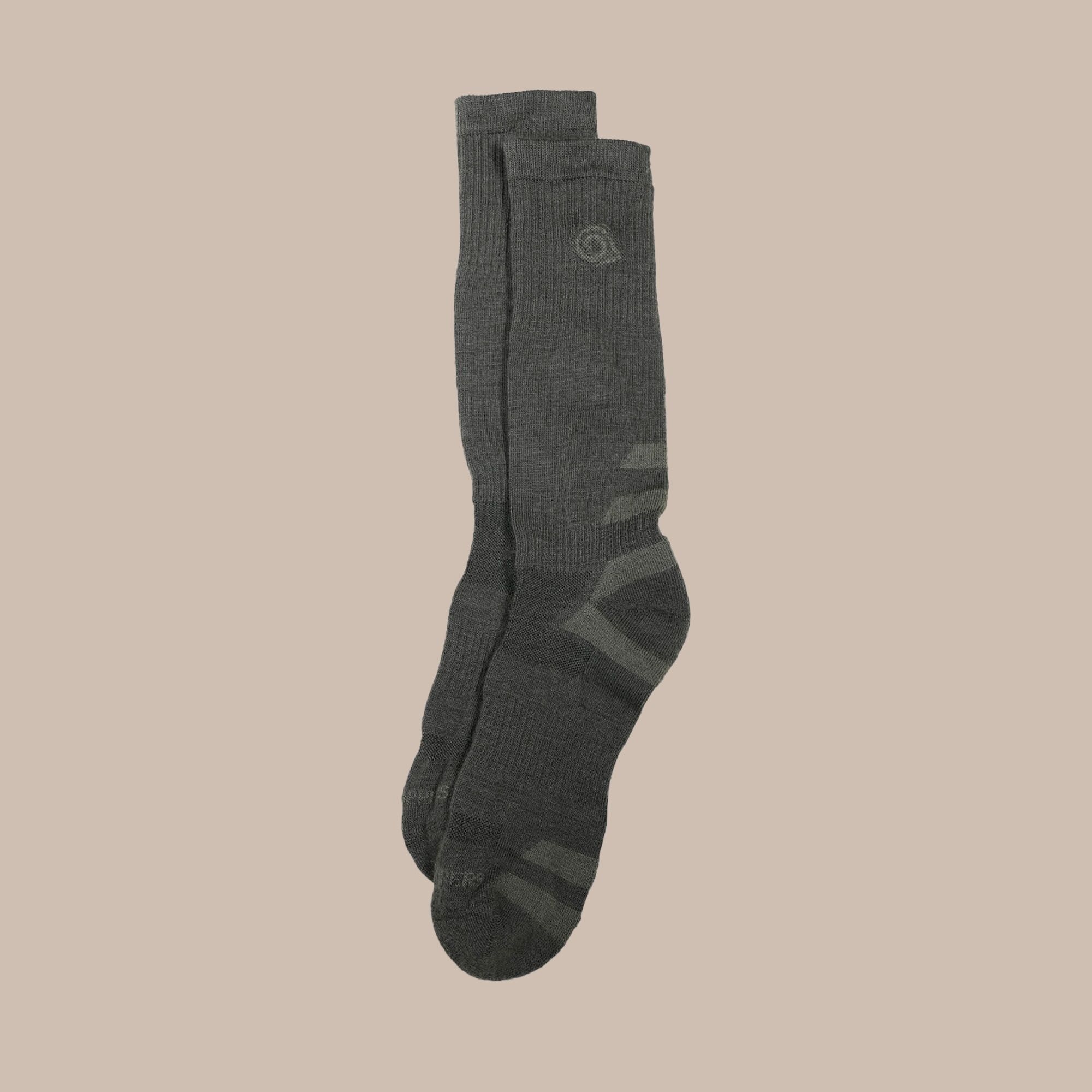 Craghoppers Unisex Green Nosilife Adventure Wool Socks Size: Uk9-12