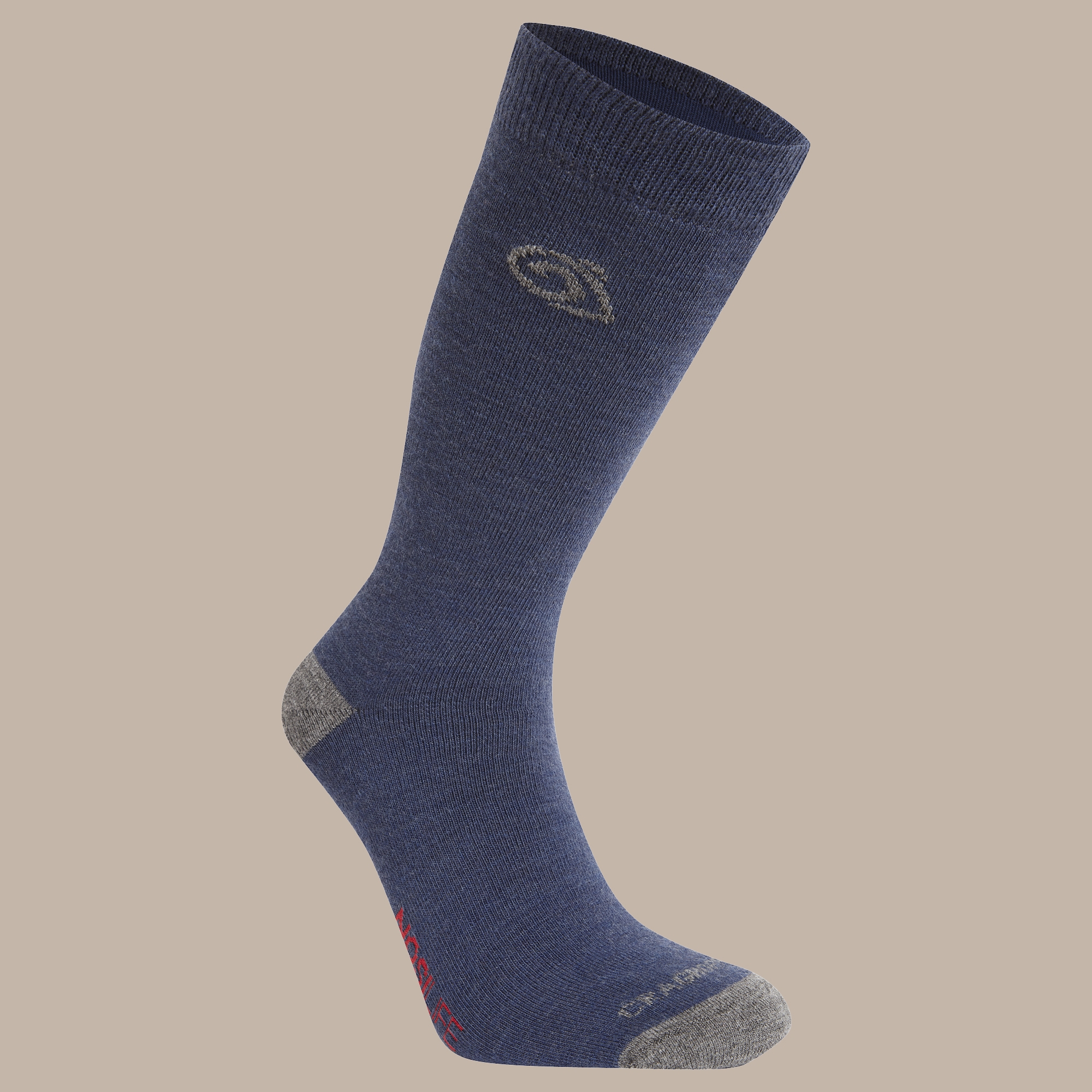 Craghoppers Unisex Navy Nosilife Travel Wool Socks Size: Uk6-8