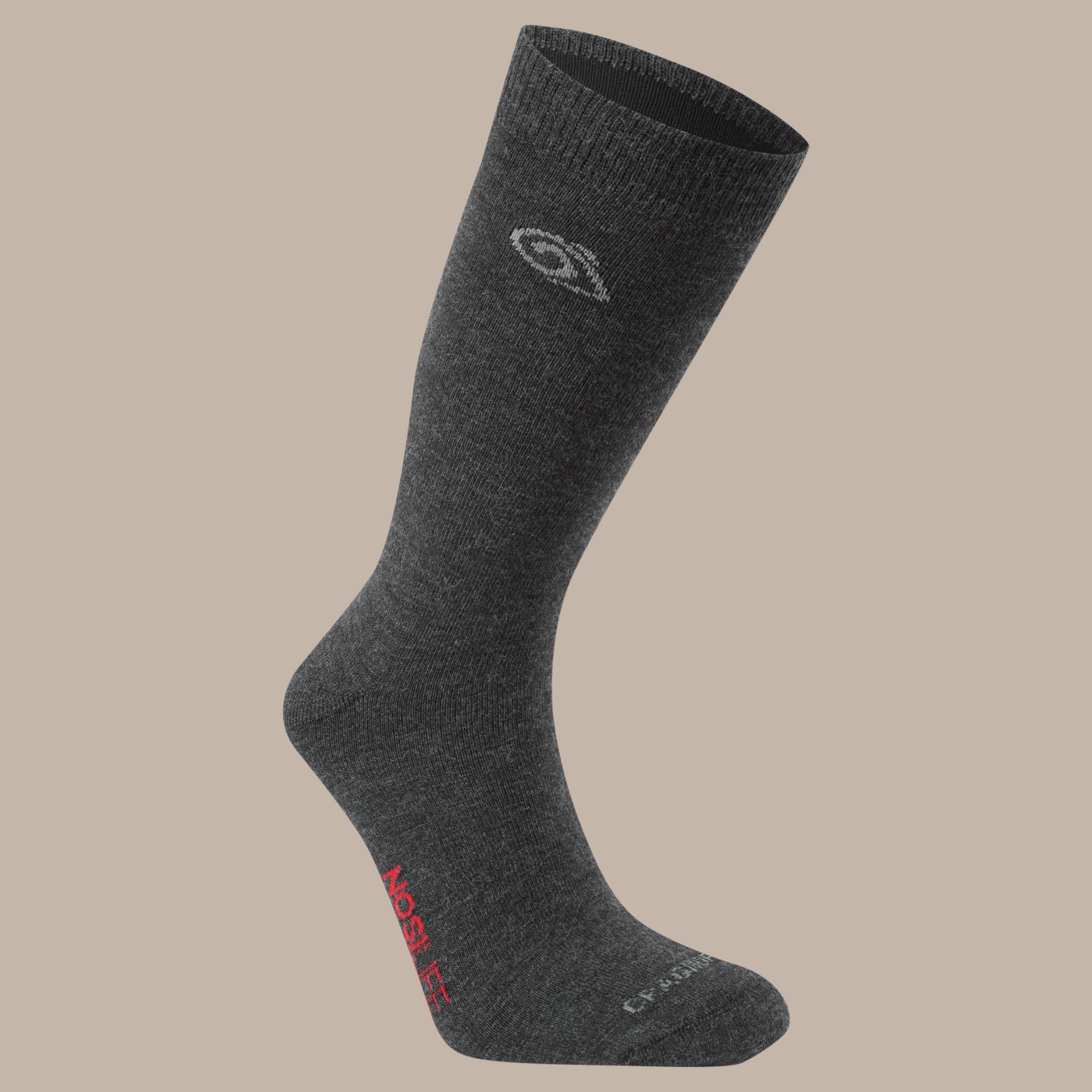 Craghoppers Unisex Grey Nosilife Travel Wool Socks Size: Uk6-8