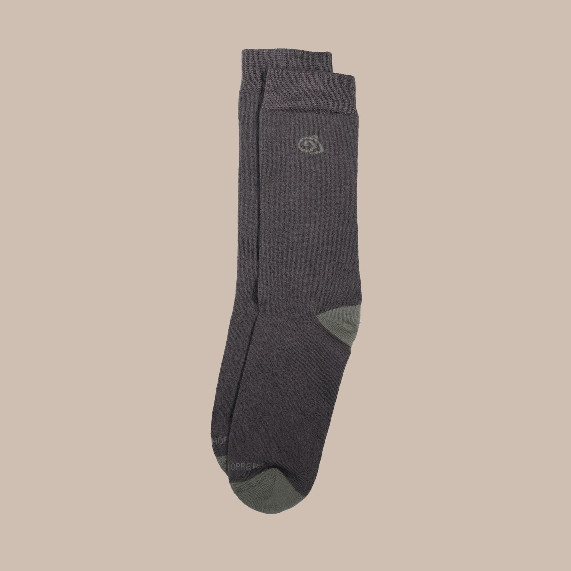Craghoppers Unisex Green Nosilife Travel Wool Socks Size: Uk9-12