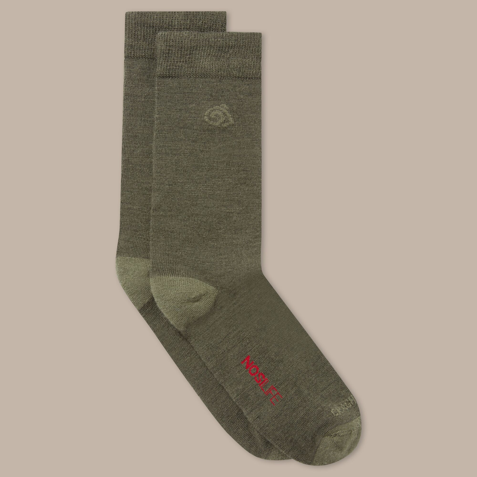 Craghoppers  Nosilife Wool Lightweight Travel Socks - Woodlandgrn - UK6-8 - Image 4