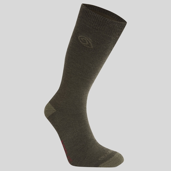 Insect Repellent Wool Blend Socks Woodland Green