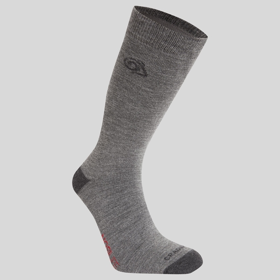 Insect Repellent Wool Blend Socks Coast Grey