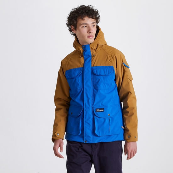 Waterproof Hanson Parka Dark Raffia / Avalanche Blue