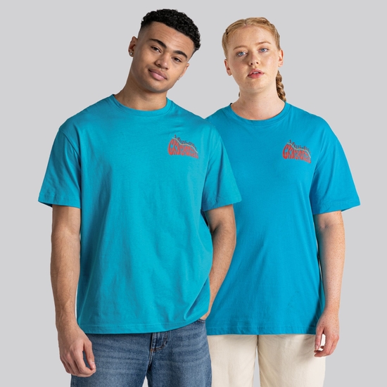 Crosby Short Sleeved T-Shirt Scuba Blue Bubble FB