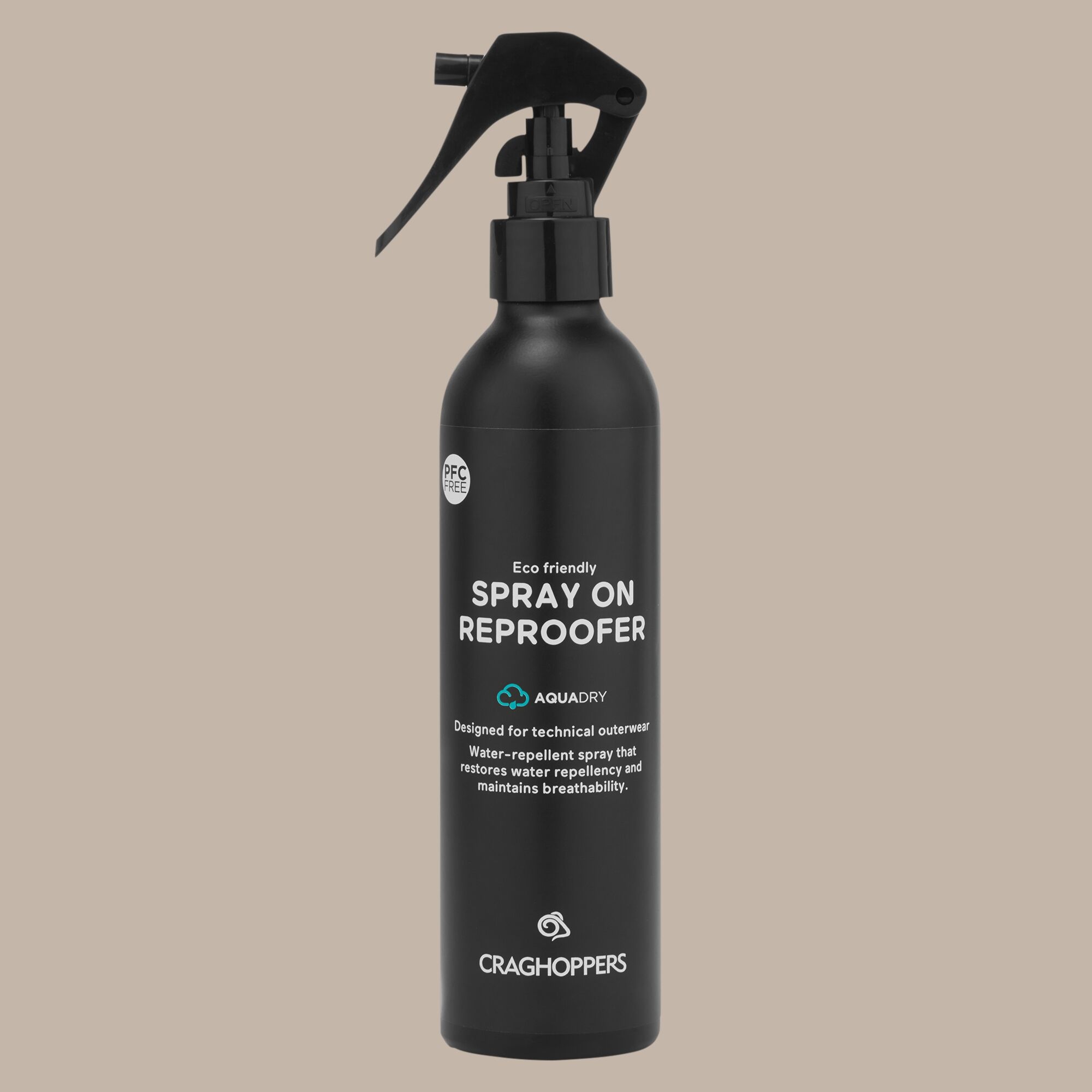 Craghoppers Mens Spray On Proofer Black - Image 2
