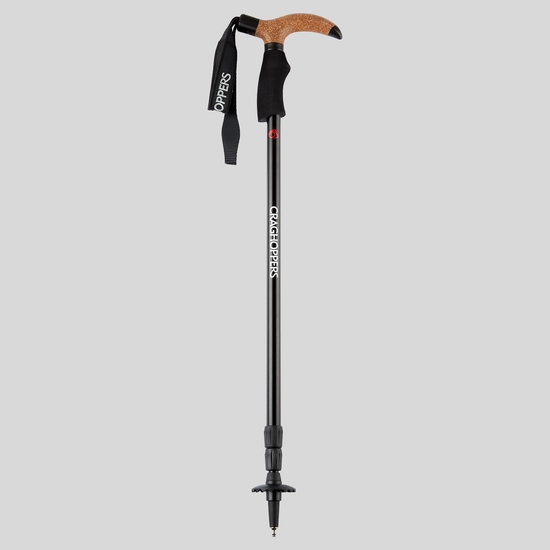 Venture T-Grip Walking Pole Black