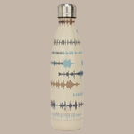 Ecru / Blue Stone Print