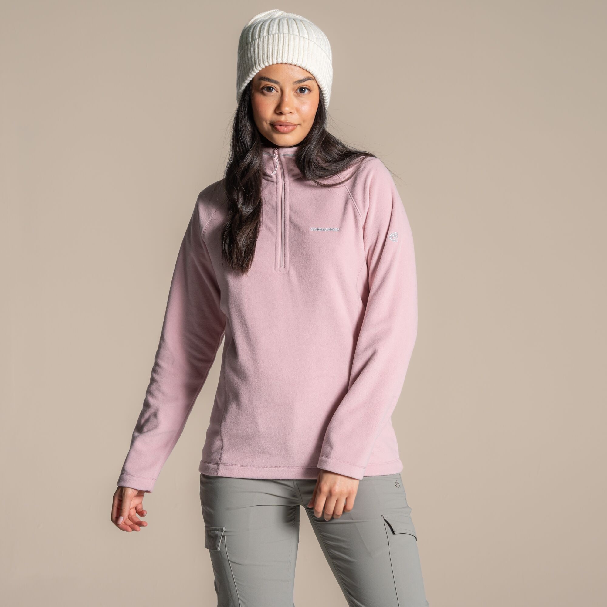 Craghoppers Mauve Miska Vi Half Zip Fleece - Image 4