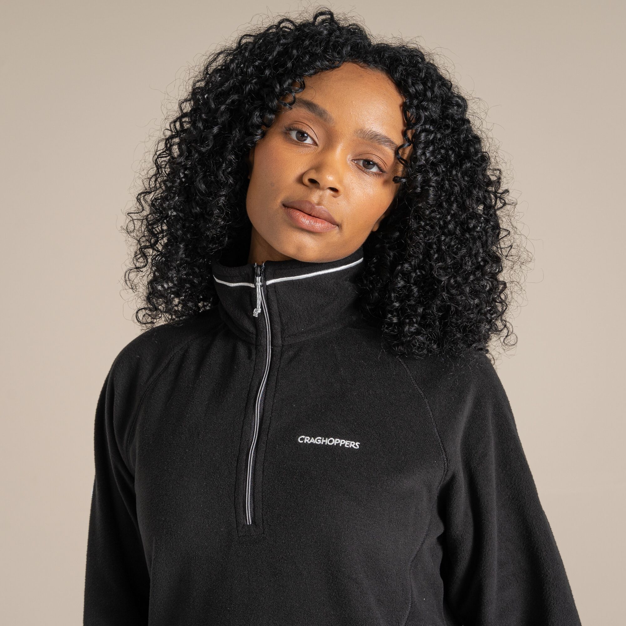 Women's Miska VI Half Zip Fleece - Black | Craghoppers ROW