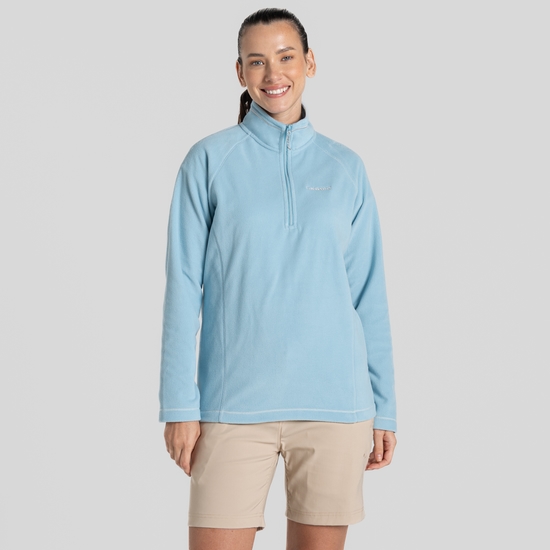 Women's Miska VI Half Zip Fleece Sky Blue