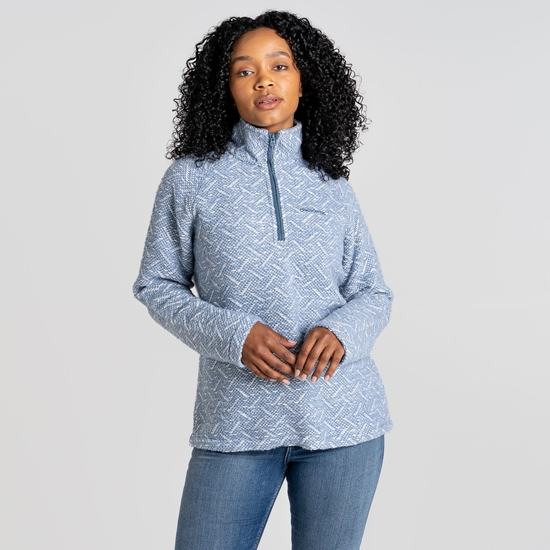 Women's Talladale Half Zip Fleece Jacket Teak Blue