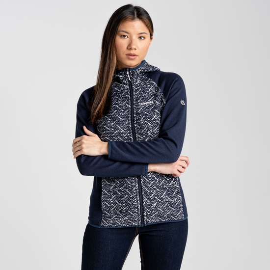 Women's Alliva Hooded Jacket Blue Navy