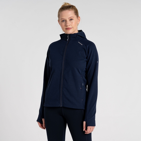 Women's Dynamic Pro Hooded Jacket Blue Navy
