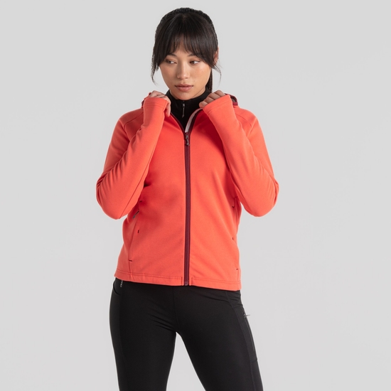 Women's Dynamic Pro Hooded Jacket Rose Coral