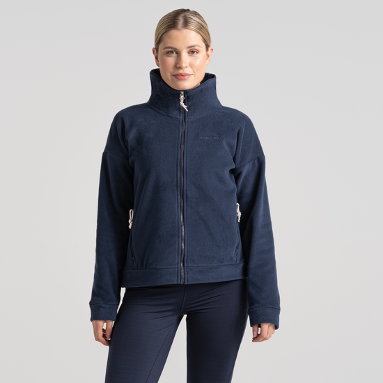 Women's Caprice Full Zip Fleece Blue Navy