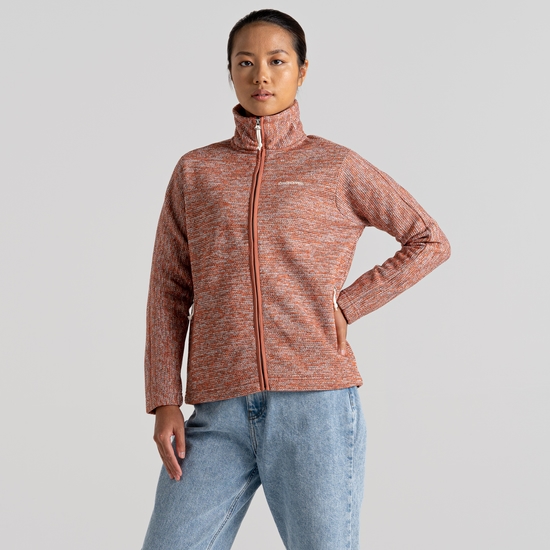 Women's Mabel Full Zip Fleece Warm Russet