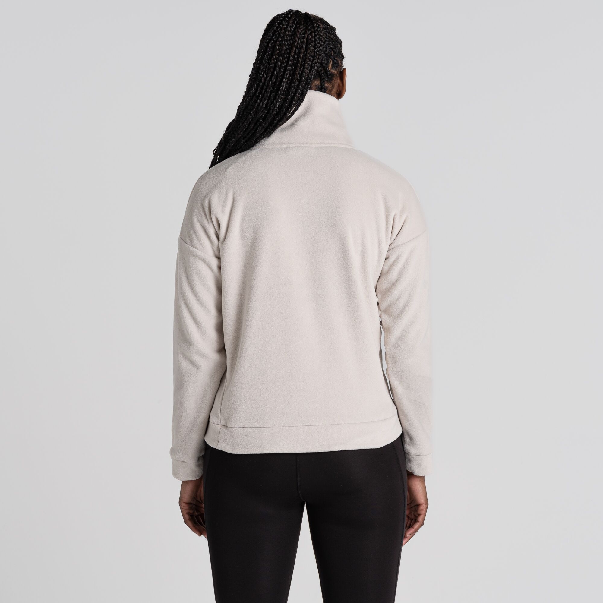 Craghoppers Women's Polartec Caprice Half Zip Fleece Ecru