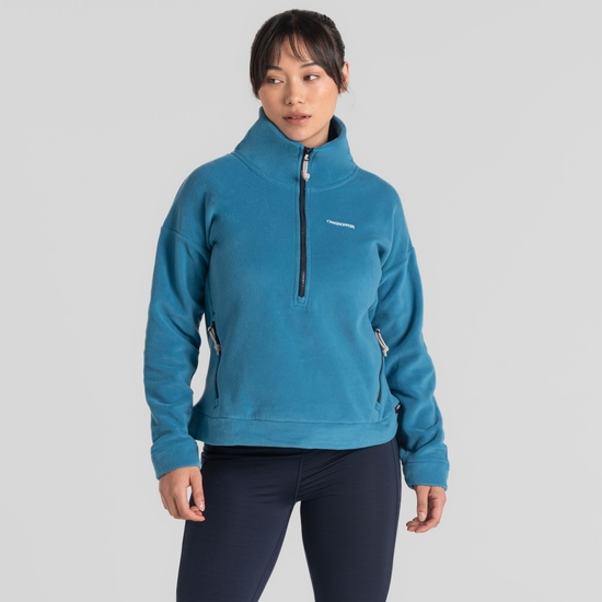 Women's Caprice Half Zip Fleece Tay Blue