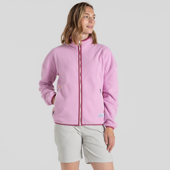 Women's CO2 Renu Full Zip Fleece Pink Lavender