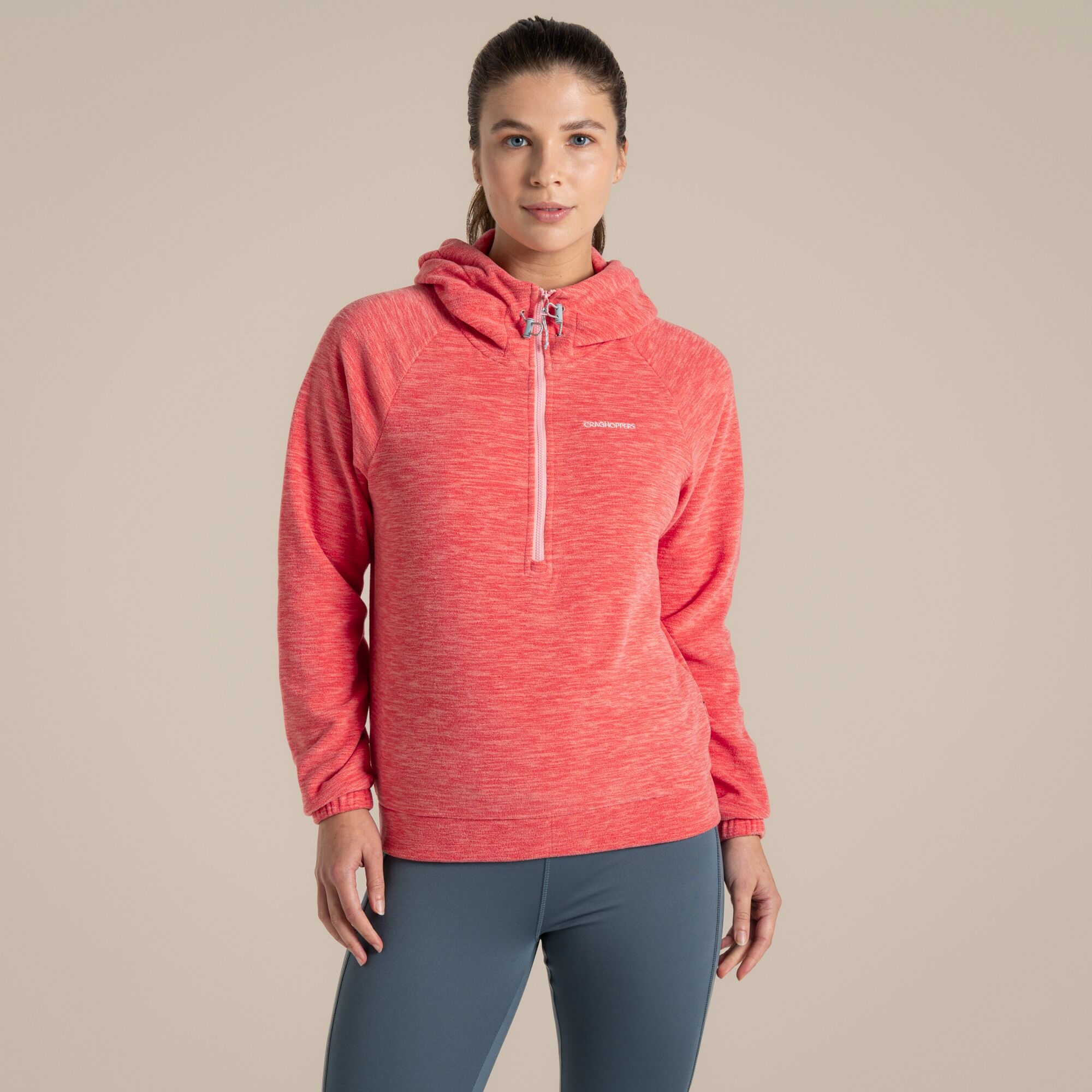 Craghoppers Women's Pink Esk Hooded Fleece Size: 12