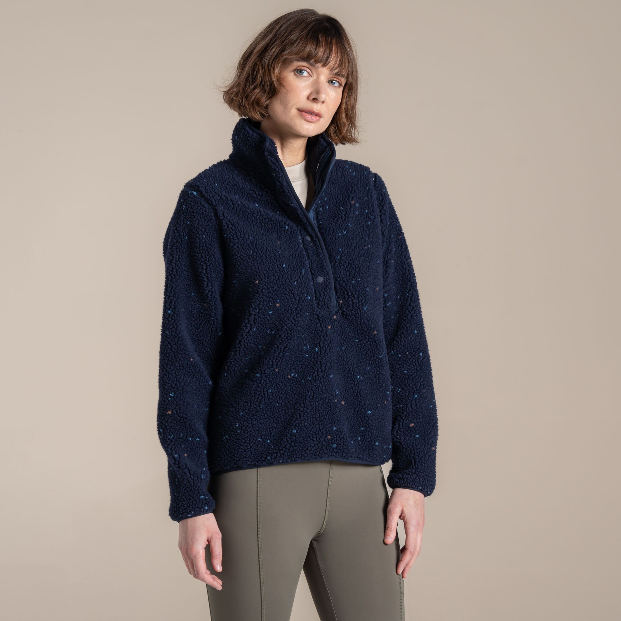 Craghoppers Women's Navy Massey Overhead Fleece Size: 8