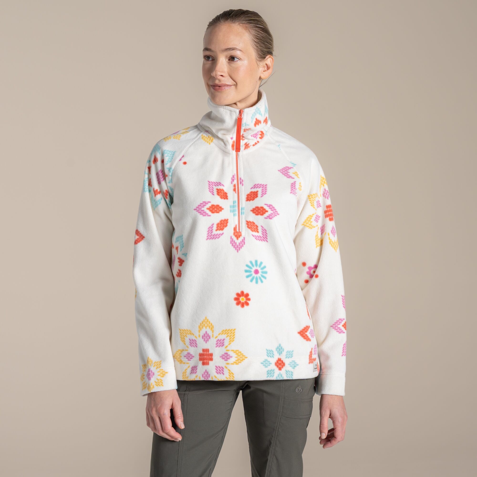Craghoppers Women's White Annjela Fleece Size: 18