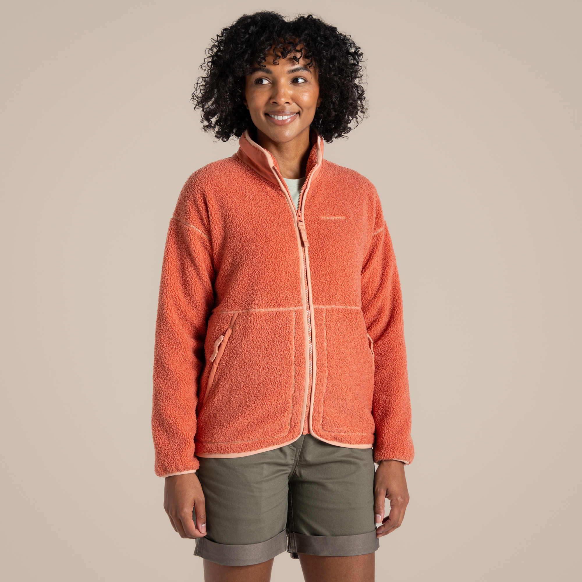 Craghoppers Women's Orange National Trust Avens Fleece Size: 10