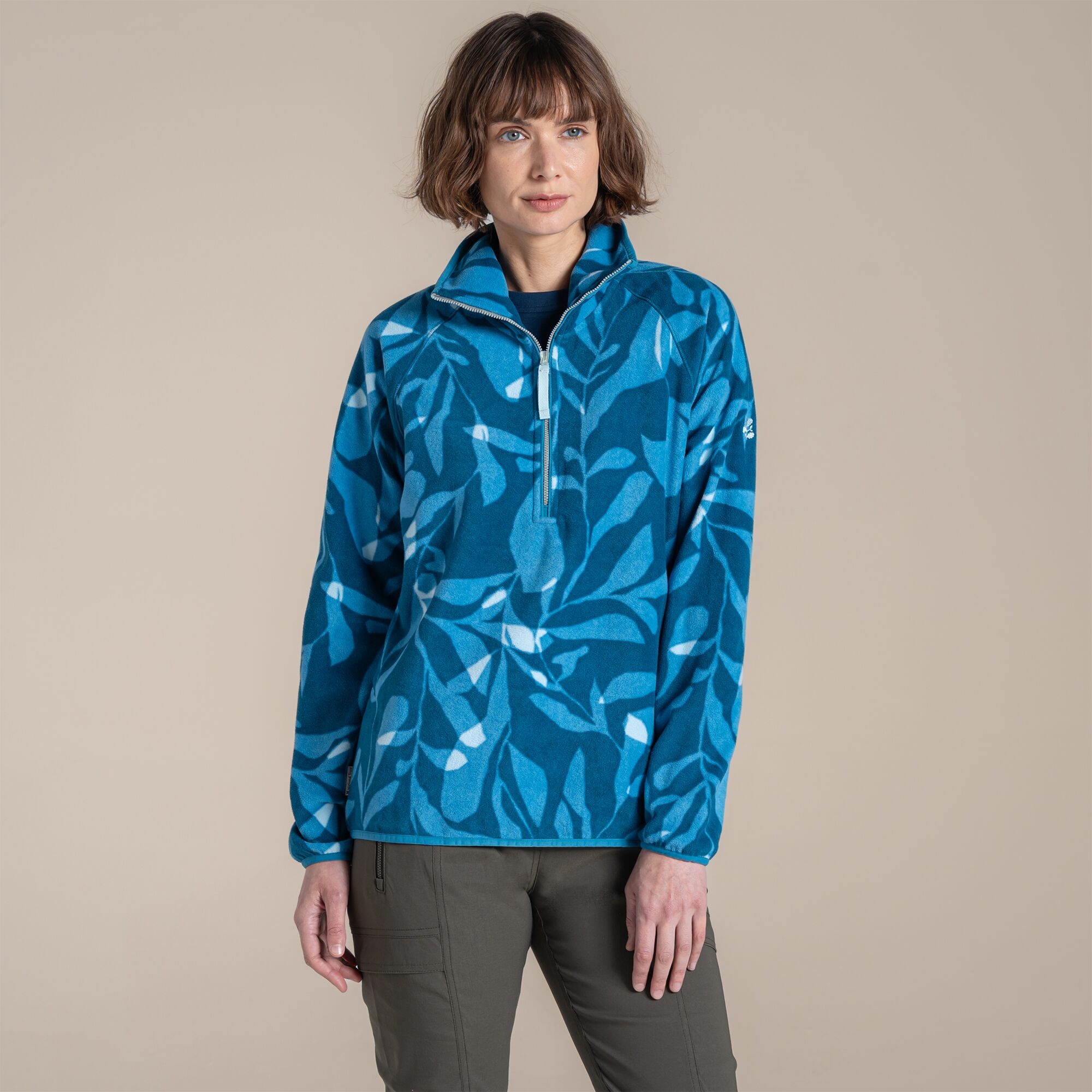 Craghoppers Women's Blue National Trust Reedmace Fleece Size: 8