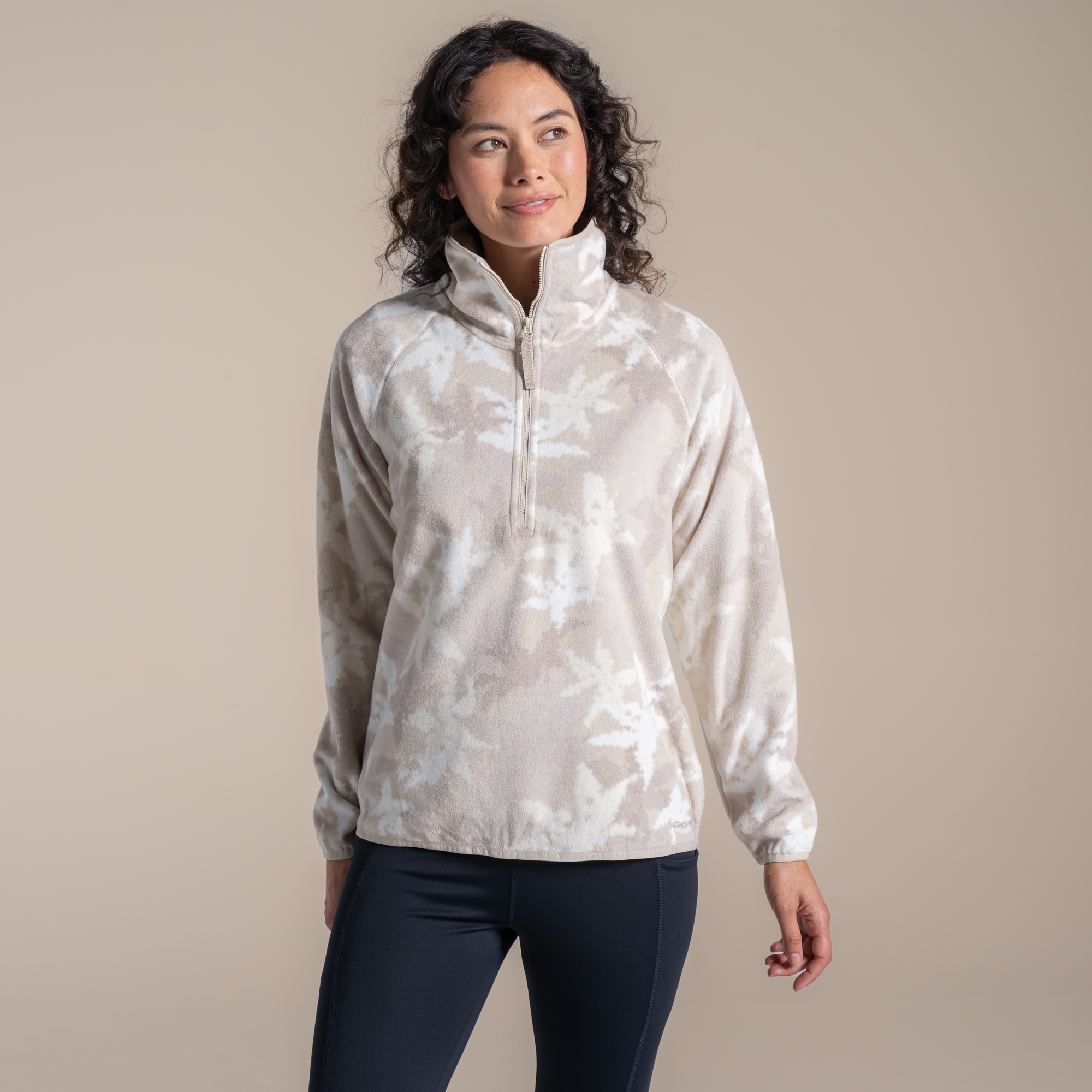 Craghoppers Women's Beige National Trust Reedmace Fleece Size: 14