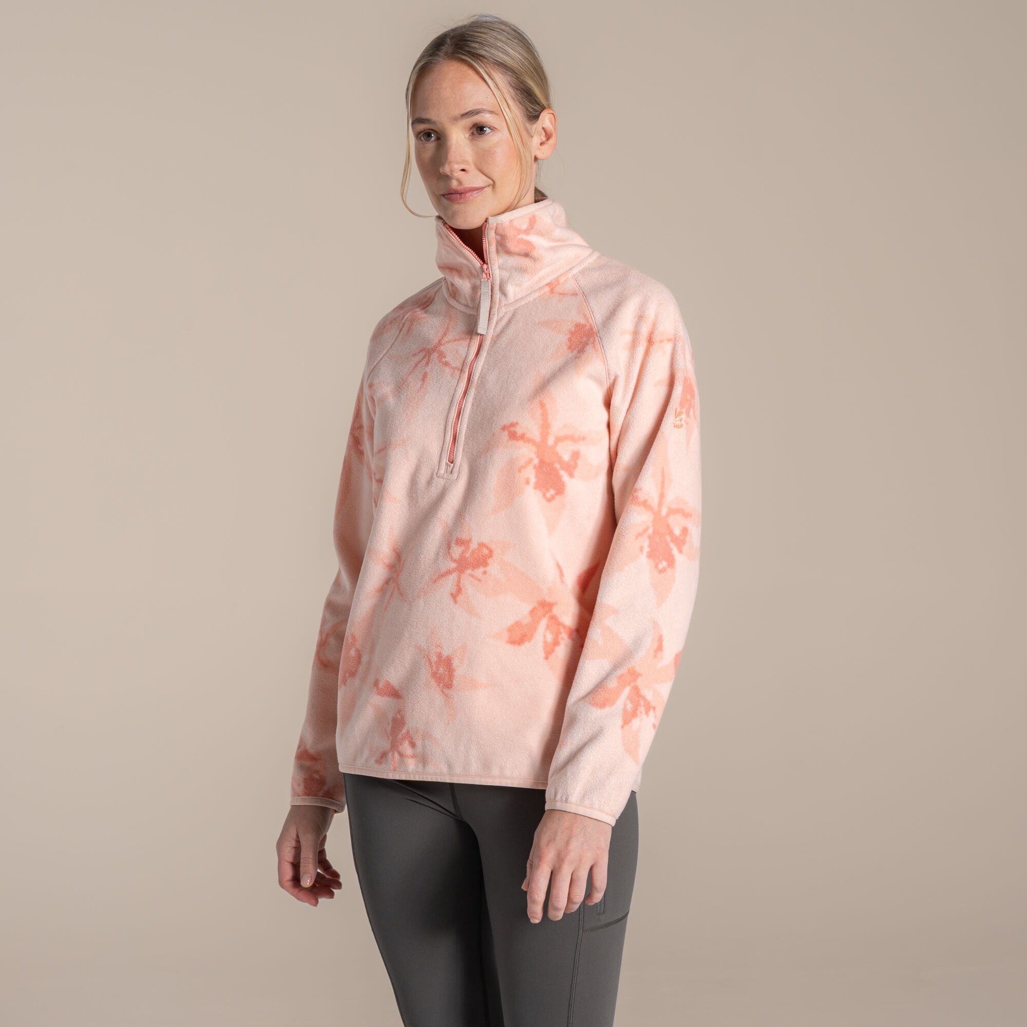 Craghoppers Women's Pink National Trust Reedmace Fleece Size: 10