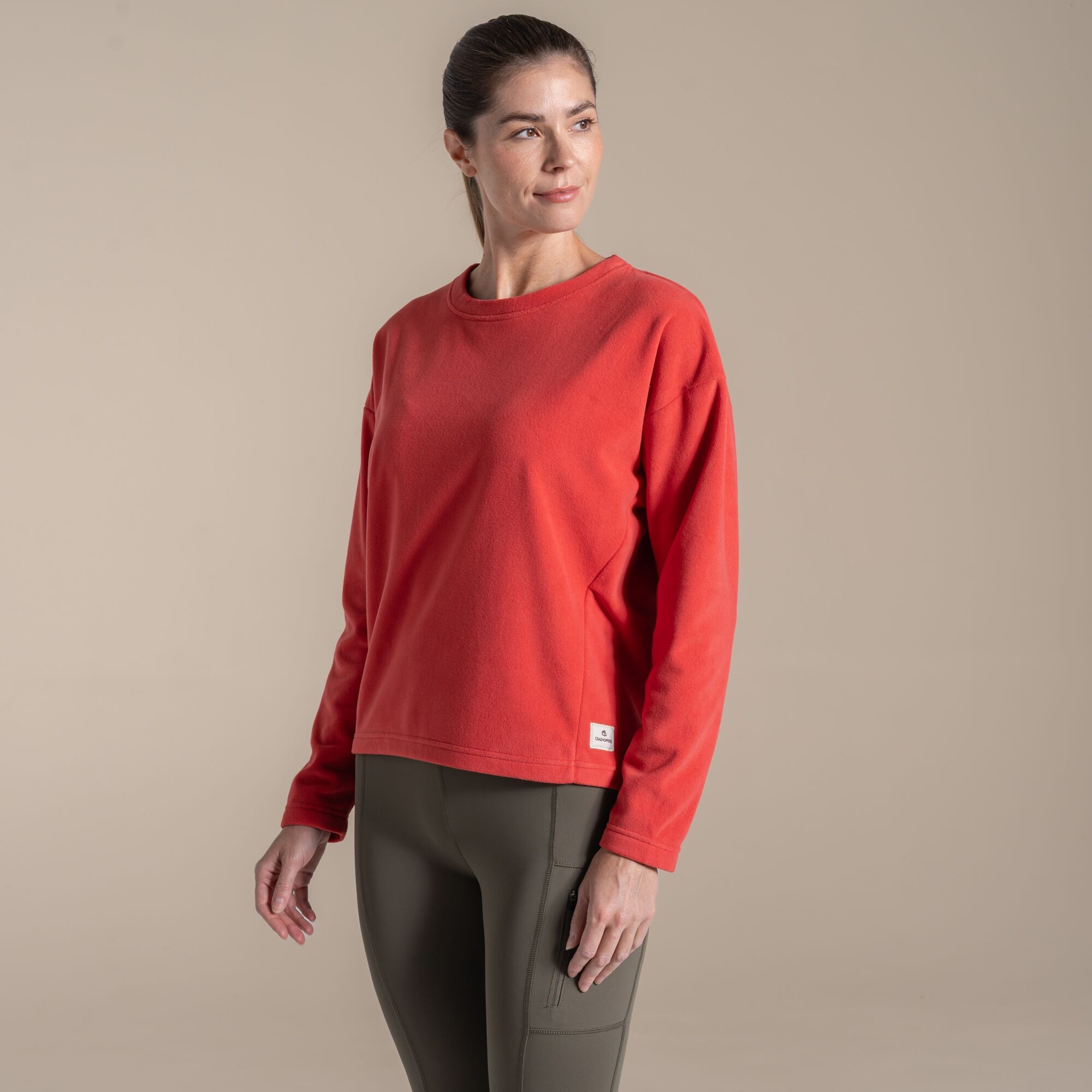 Craghoppers Women's Red Miska Crew Neck Size: 16