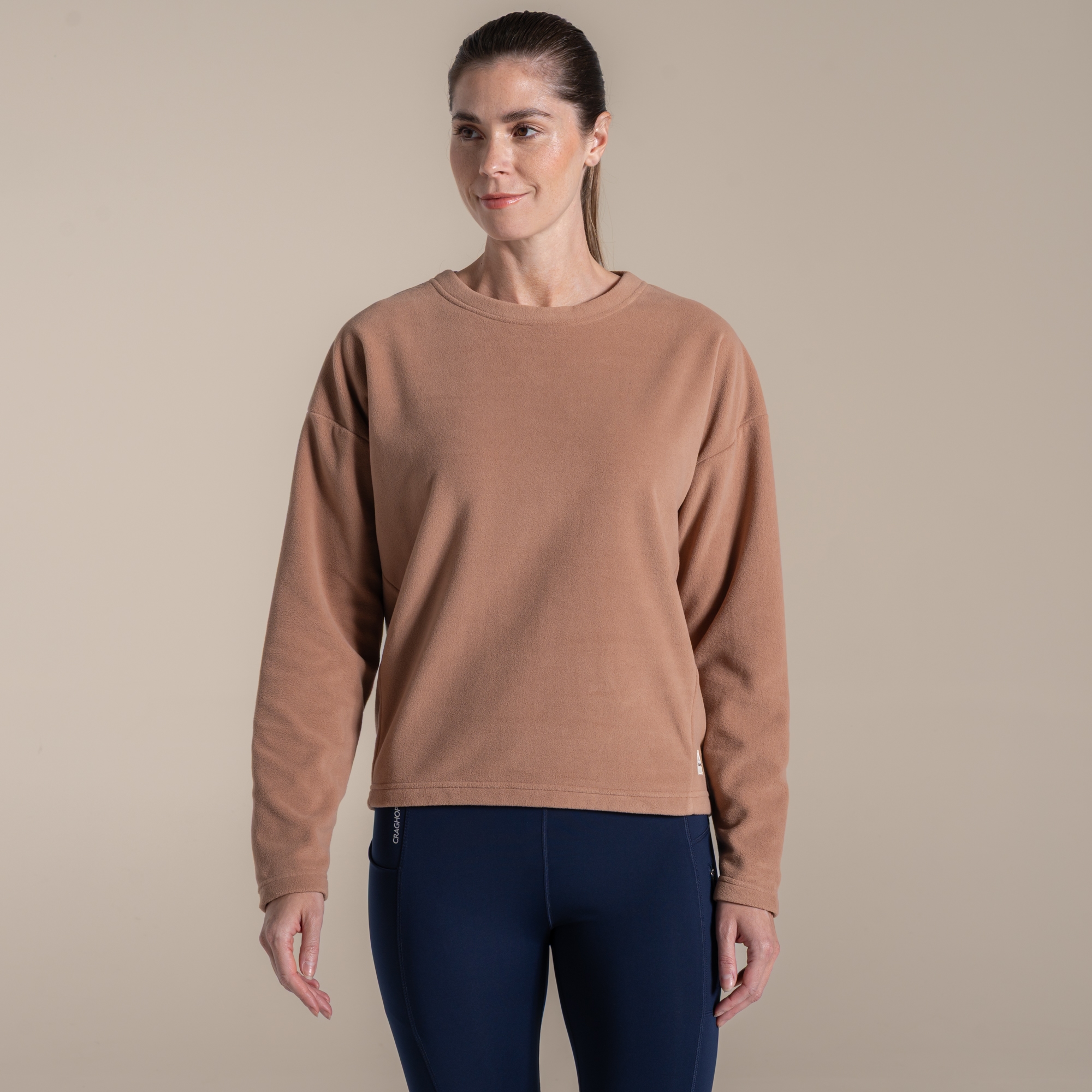 Craghoppers Women's Brown Miska Crew Neck Size: 12