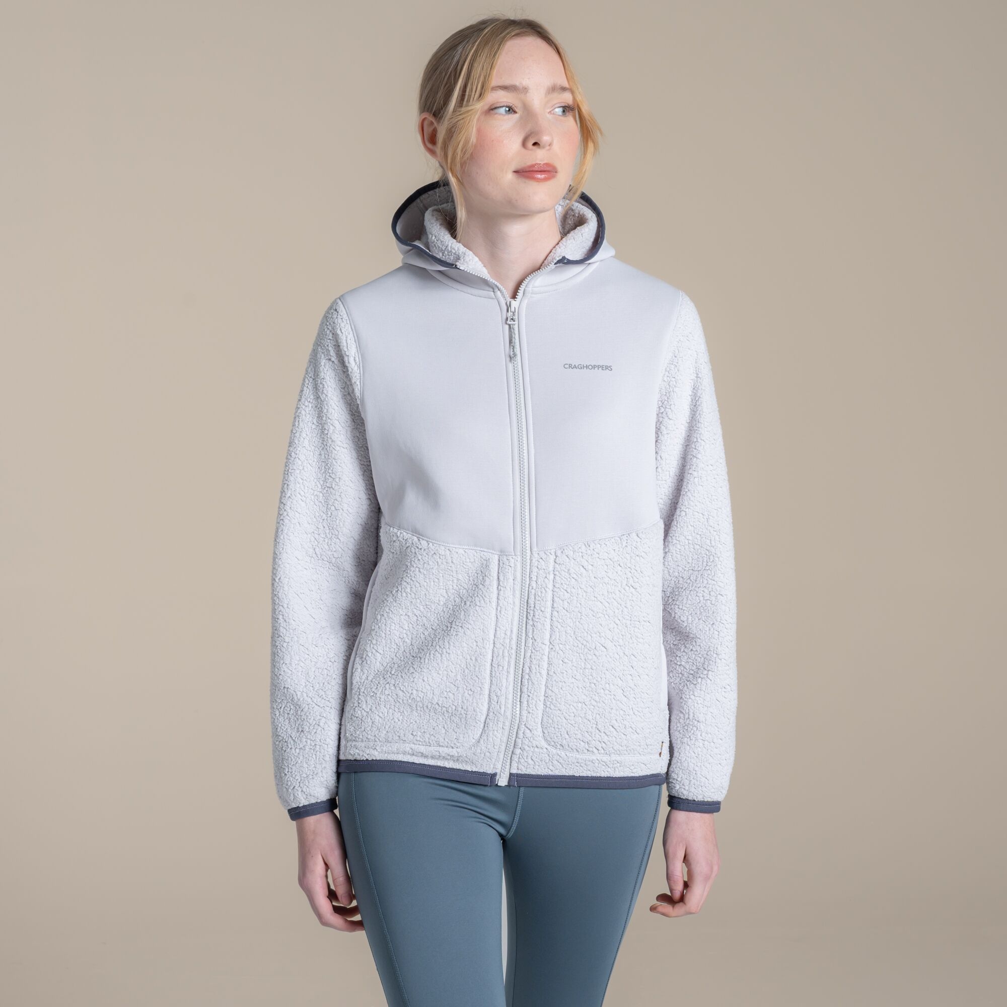 Craghoppers Women's Grey Telesto Hooded Jacket Size: 14