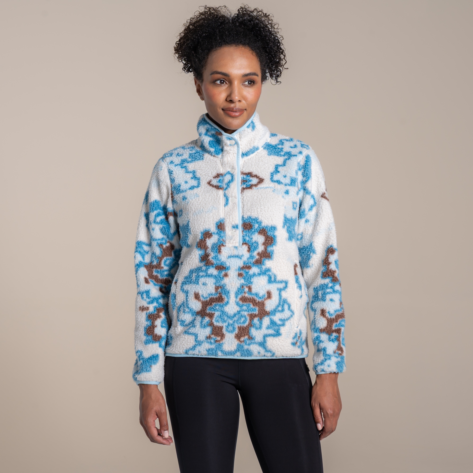 Craghoppers Women's Blue National Trust Rosemary Ii Overhead Fleece Size: 12