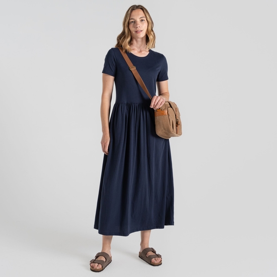 Ember-Longline-Kleid für Damen Blue Navy