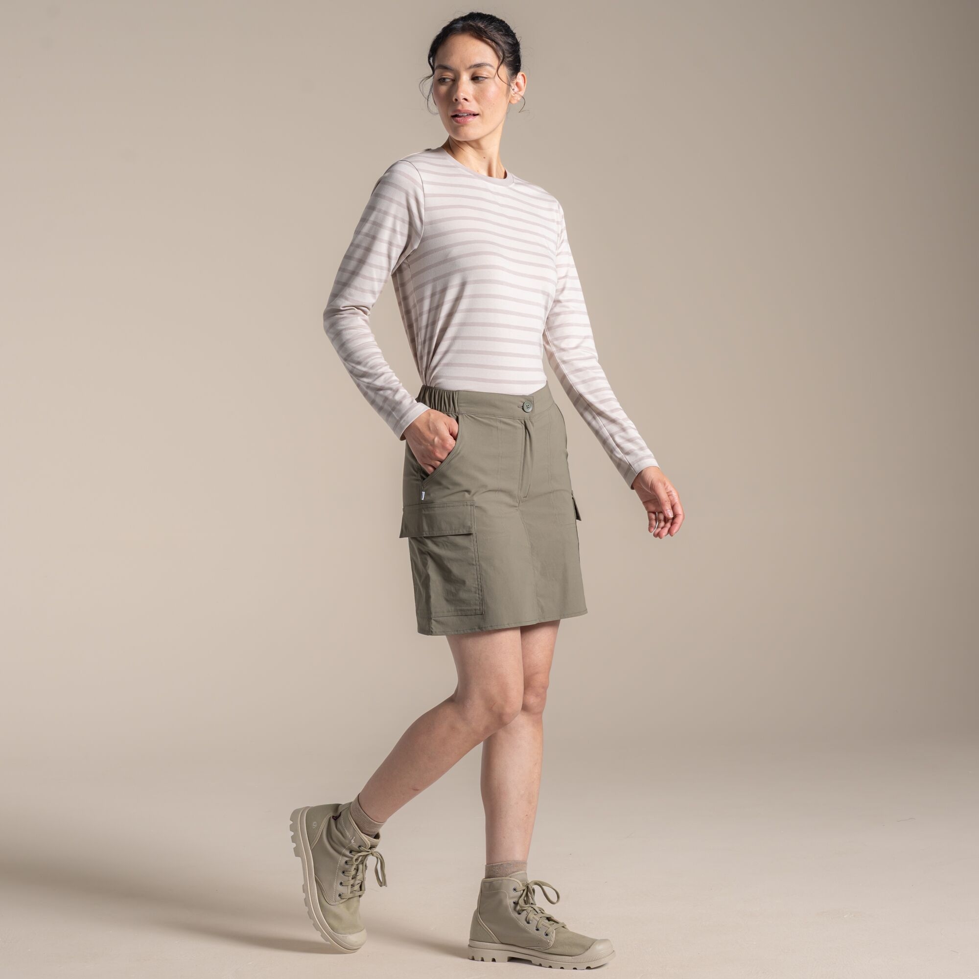 Craghoppers Women's Green Nosilife Pro Cargo Skort Size: 16