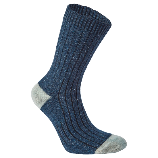 Women's Nevis Walking Sock Blue Navy Marl