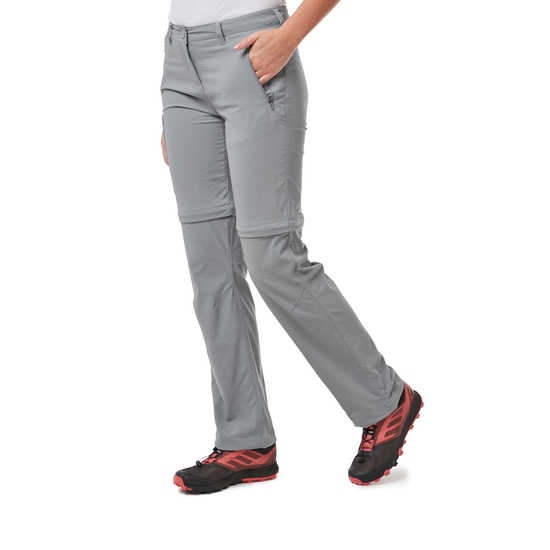Women's NosiLife Pro II Convertible Trousers Cloud Grey