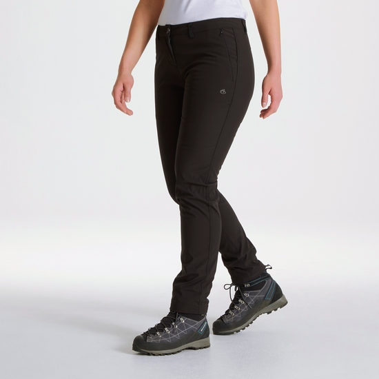 Women's Kiwi Pro Softshell Trousers Black